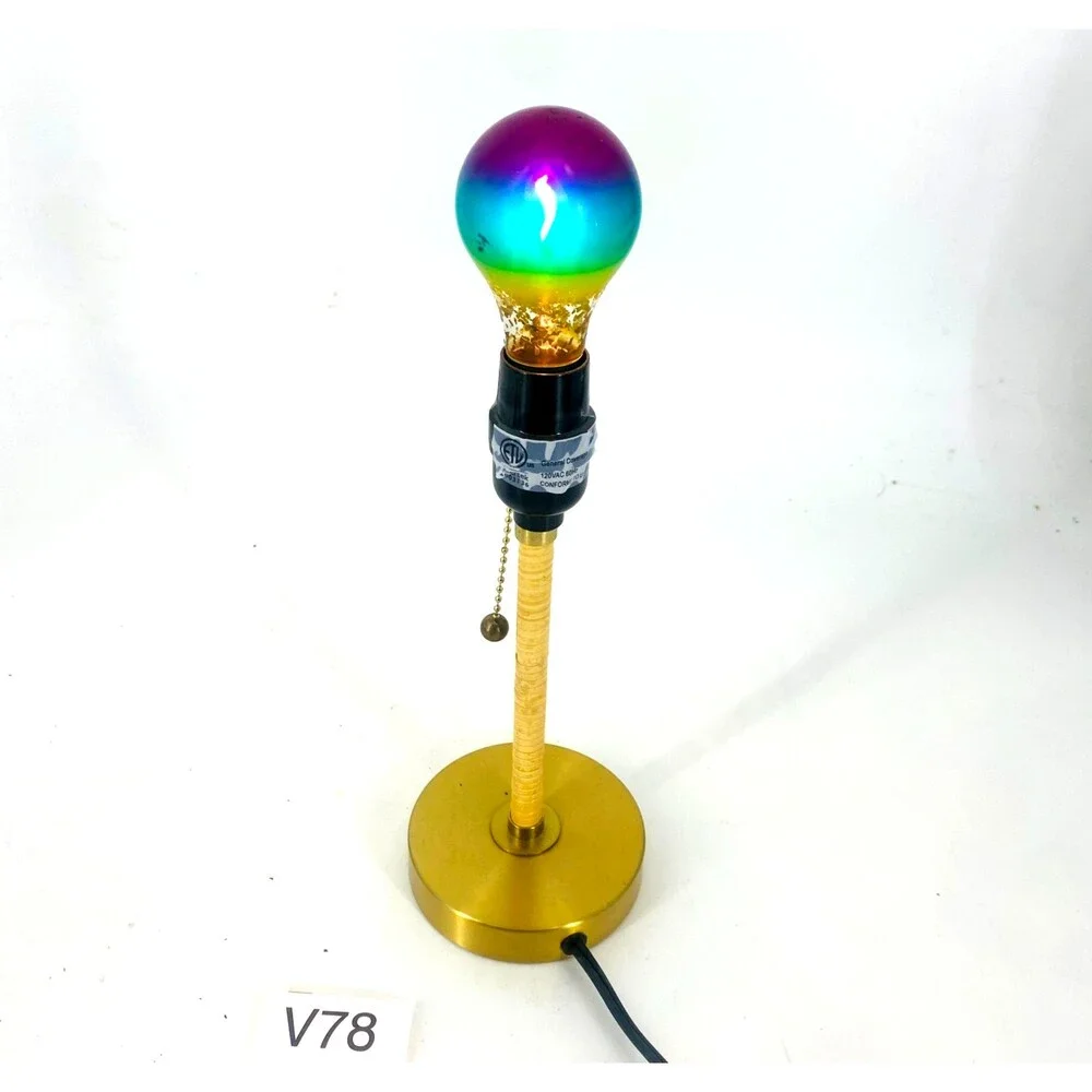 Vintage 1988 The Amazing Rainbow Light Mardi Gras Designers Lighting 40W Bulb